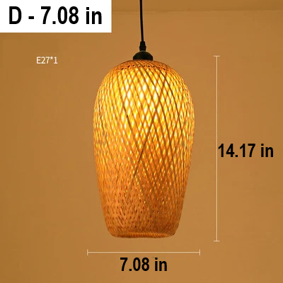 Handmade Rattan Pendant Lamp - RayaLicht