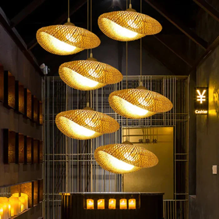 Handmade Rattan Pendant Lamp - RayaLicht