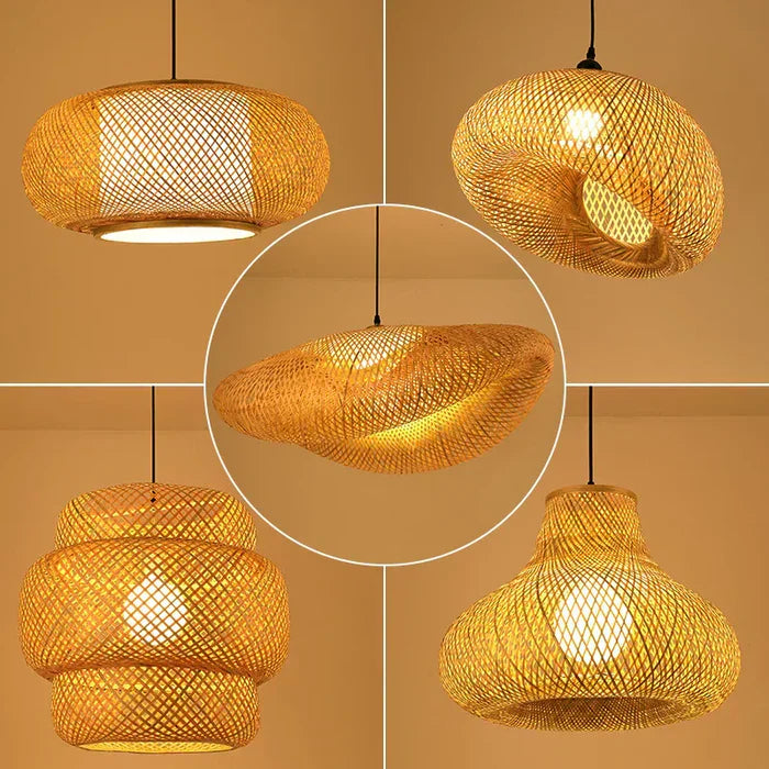 Handmade Rattan Pendant Lamp - RayaLicht