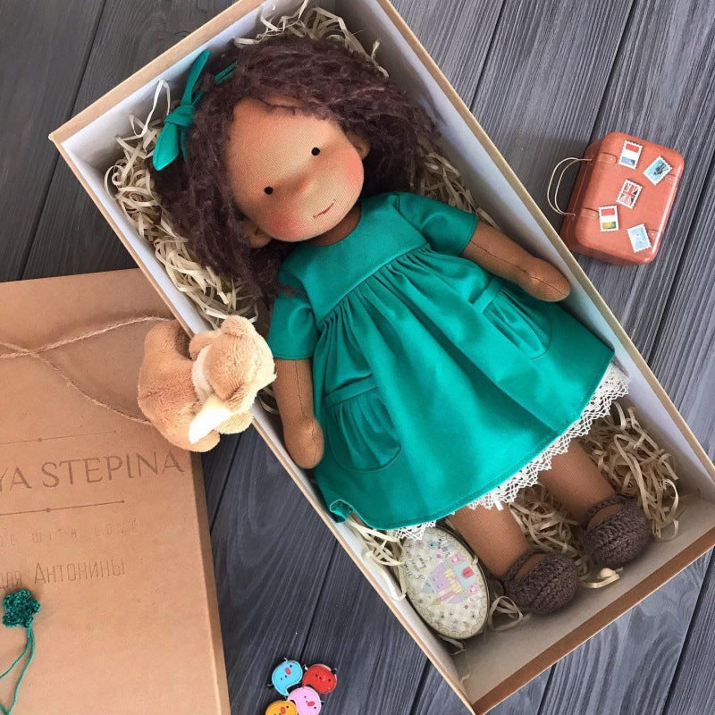 Handmade Waldorf Doll in Soft Fabric - Creative Toy for Children