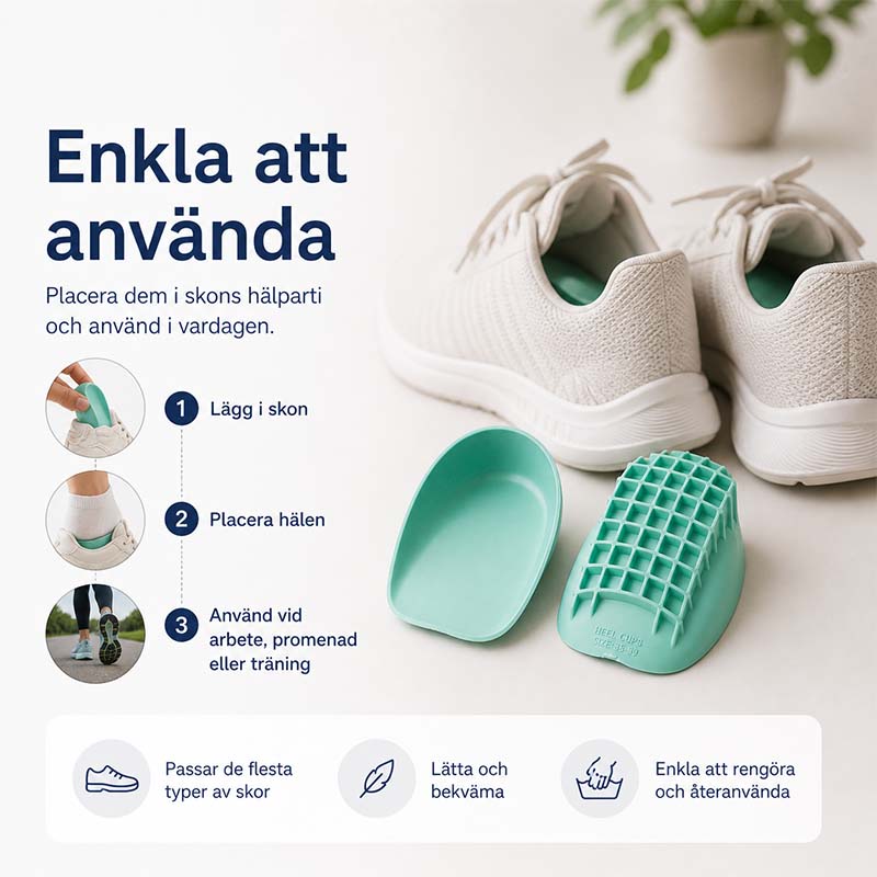 Heel Cups for Heel Spurs and Heel Pain - Shock-Absorbing Relief