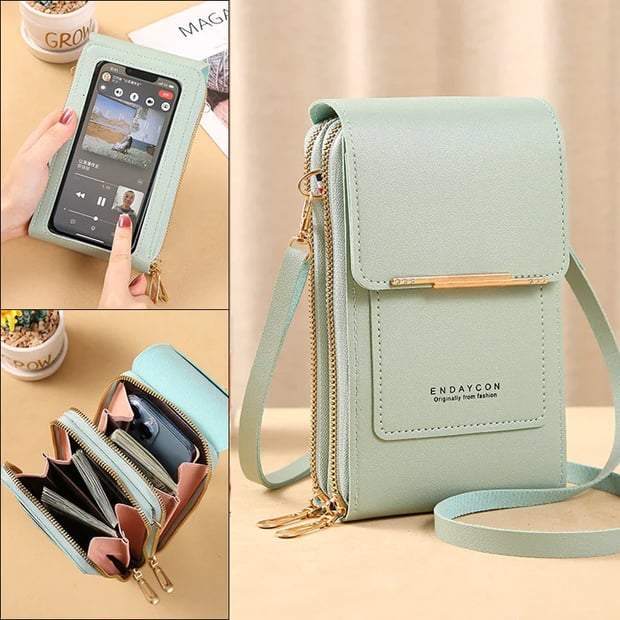 Hot Anti-theft PU Leather Crossbody Bag for Women