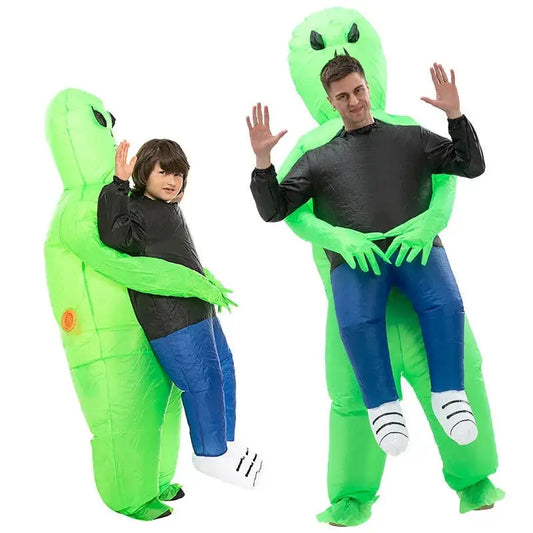 Dmuchany kostium kosmity na Halloween dla dorosłych