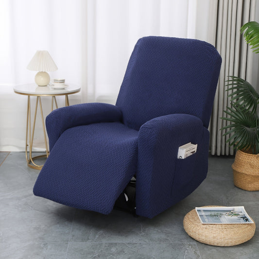 Juno Fitted Recliner Chair Cover Soft Pocket