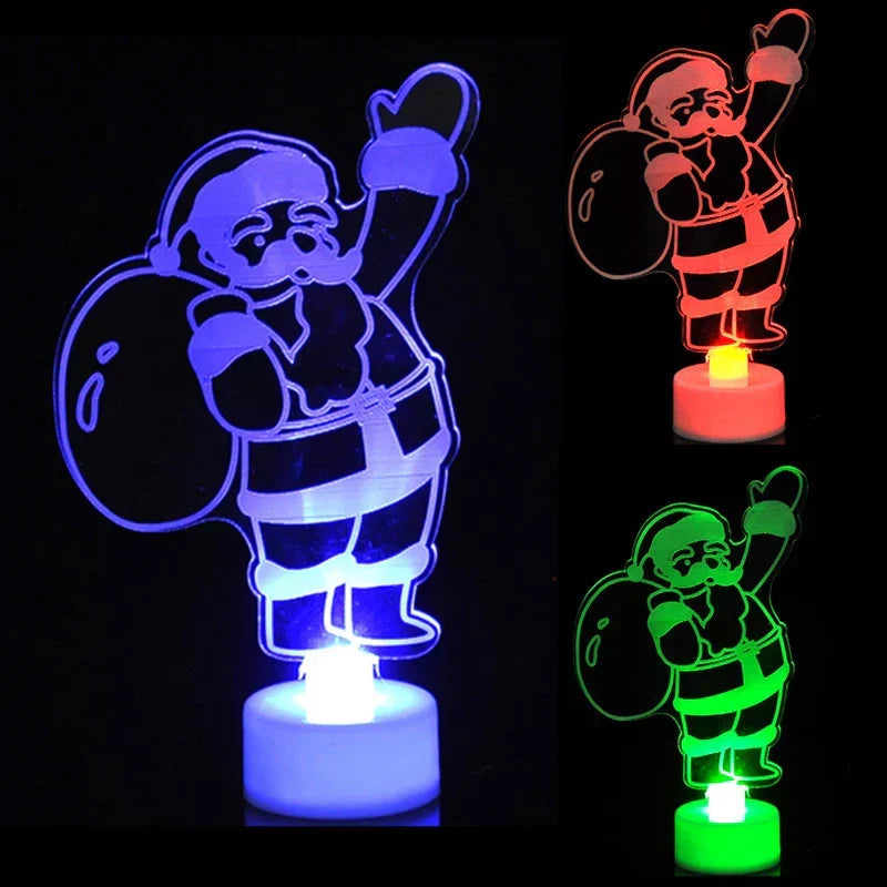 Kolorowe świąteczne lampki LED