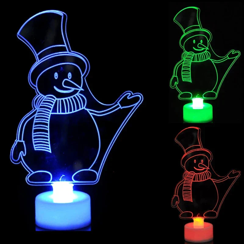 Kolorowe świąteczne lampki LED
