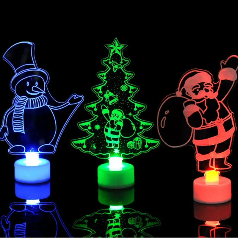 Kolorowe świąteczne lampki LED