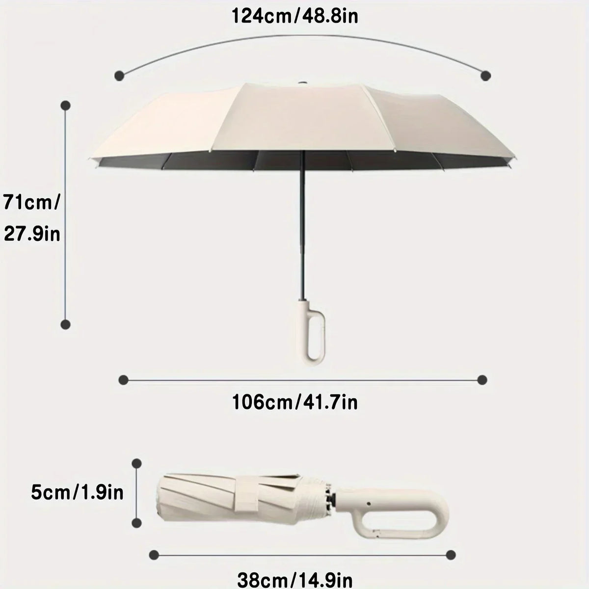 Kompaktowy parasol