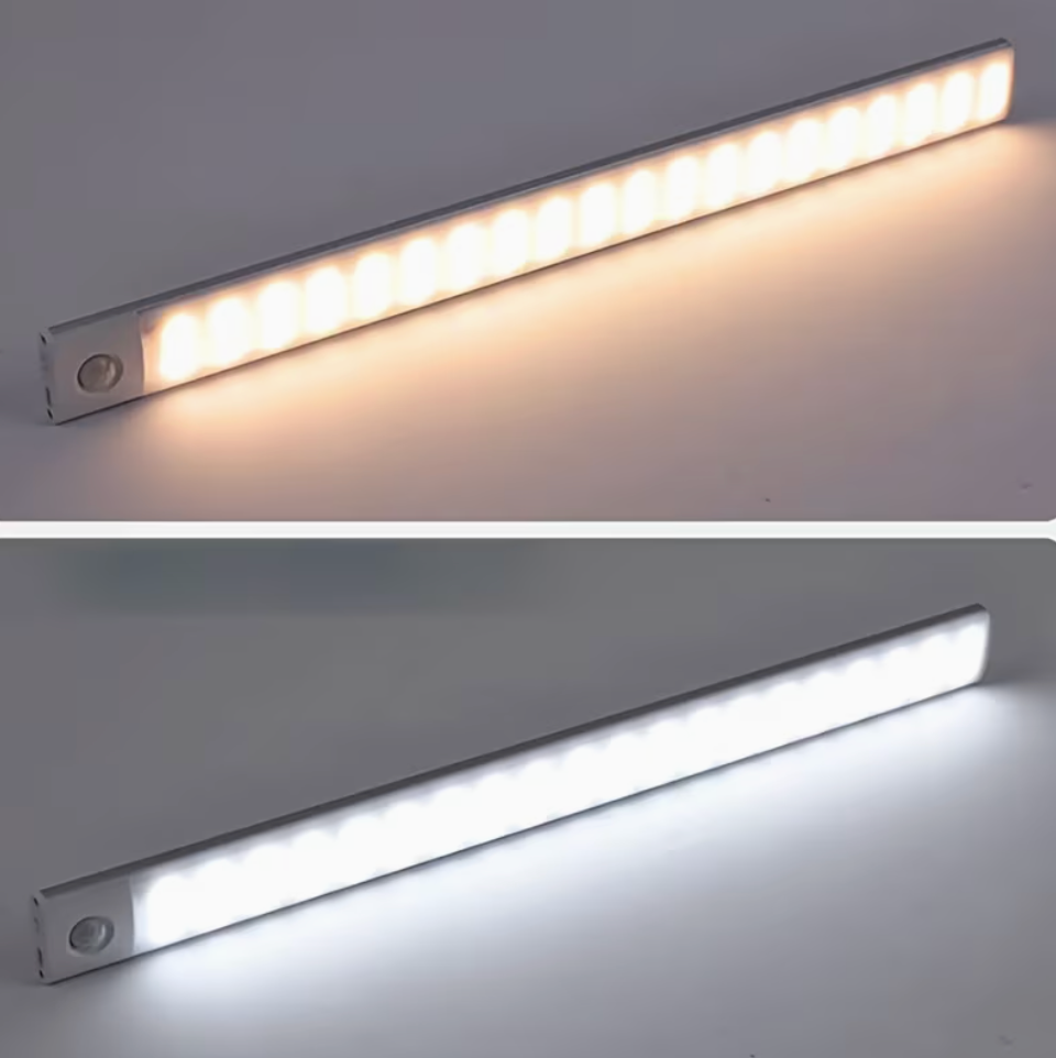 Lampka podszafkowa LED z czujnikiem ruchu, magnetyczna bez wiercenia