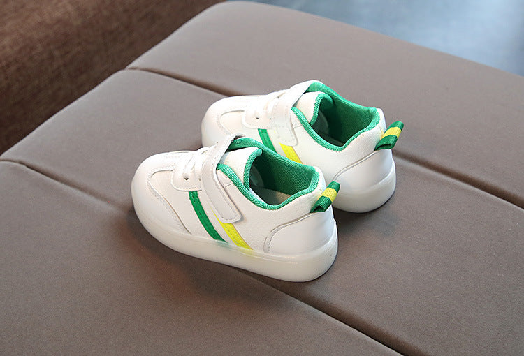LED Kids Sneakers with Flexible Sole