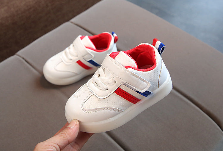 LED Kids Sneakers with Flexible Sole
