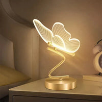 Luksusowa LED-owa lampa stołowa w kształcie motyla - ButterflyLuxe