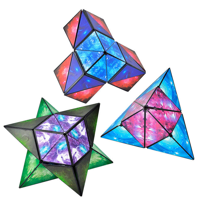 Magical Magnetic Cube 70 Different Shapes Learning Education Kids Toy