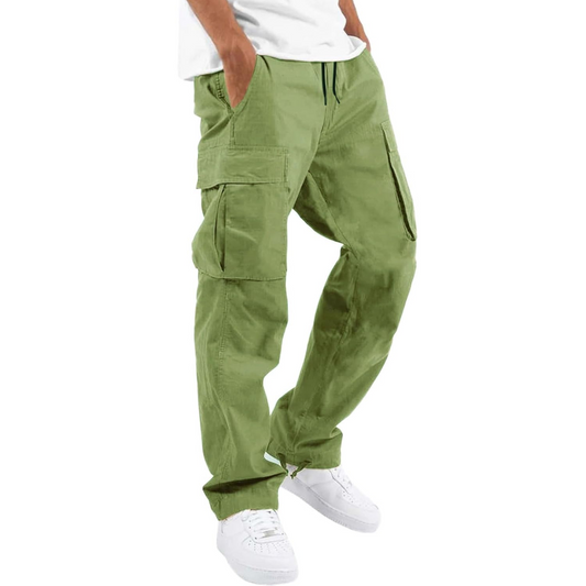 Men's Cotton Cargo Joggers - Arno