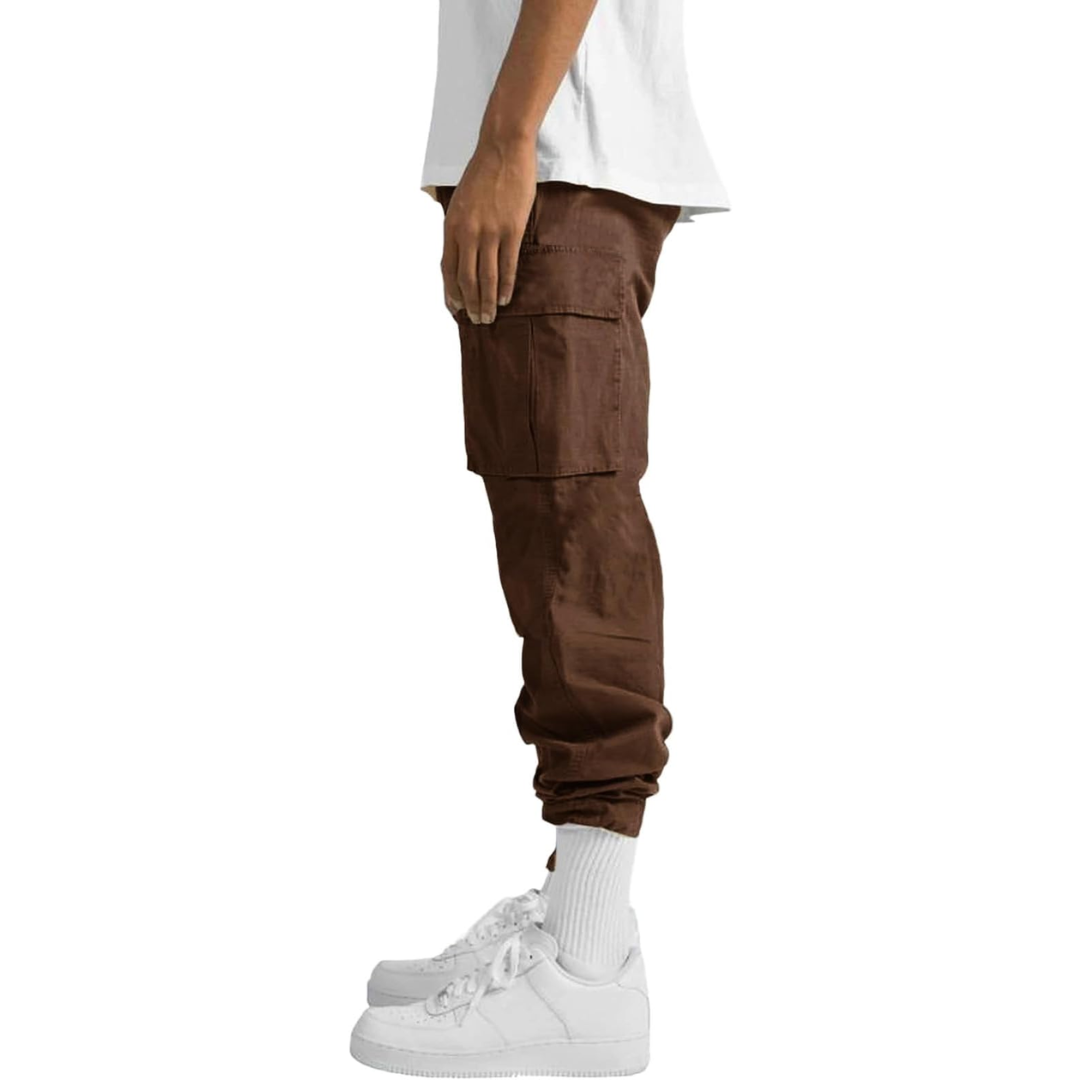 Men's Cotton Cargo Joggers - Arno