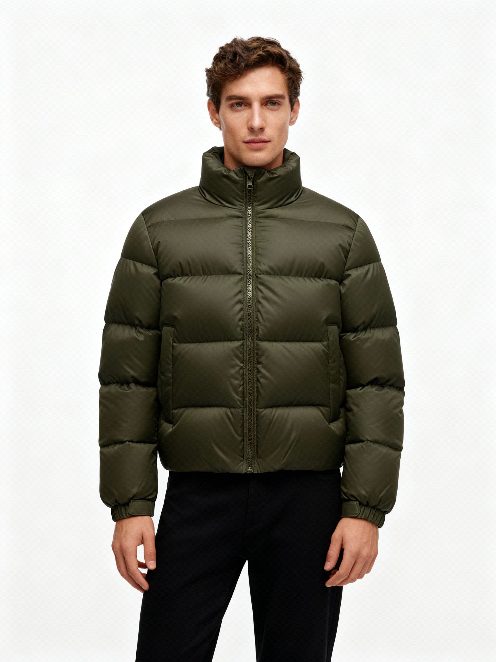 Men's Down Puffer Jacket with Warmth & Hood | Glevato
