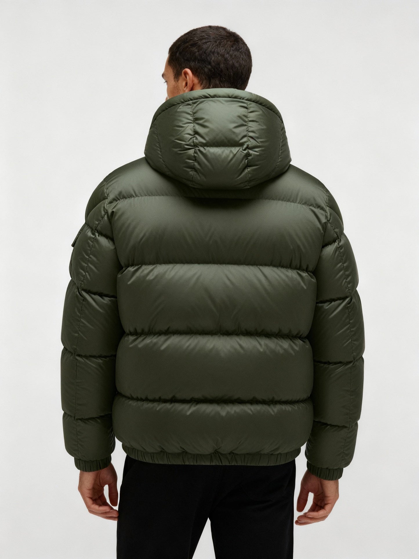 Men's Down Puffer Jacket with Warmth & Hood | Glevato