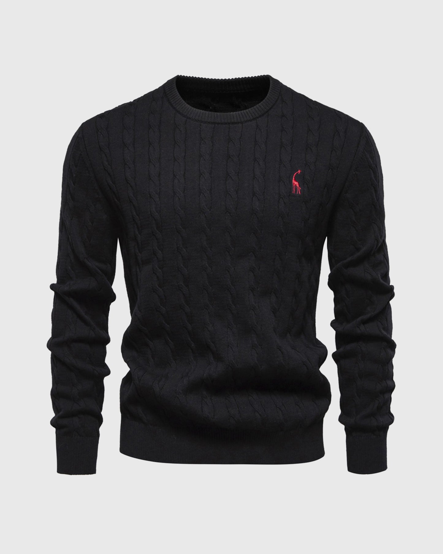 Men's Knitted Cotton Jumper - Autumn Edition