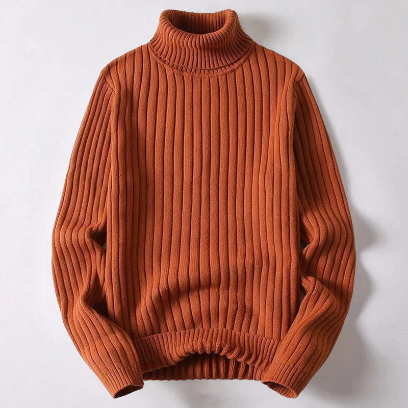 Men's Merino Wool Turtleneck Jumper - Winter Special - Wyatt