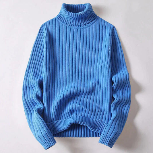 Men's Merino Wool Turtleneck Jumper - Winter Special - Wyatt