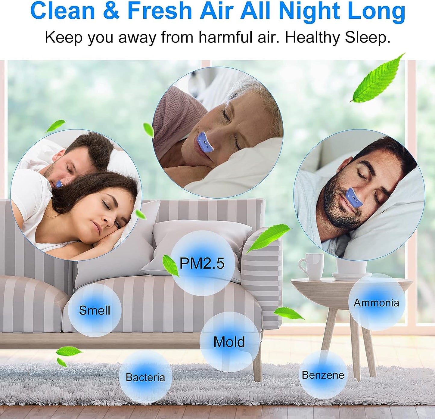 Micro CPAP Device for Sleep and Anti-Snoring - CPAP Alternative