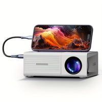 Mini projektor ultra jasny 3000 lumenów – przenośny, HDTV i USB, idealny do kina domowego i plenerowego!