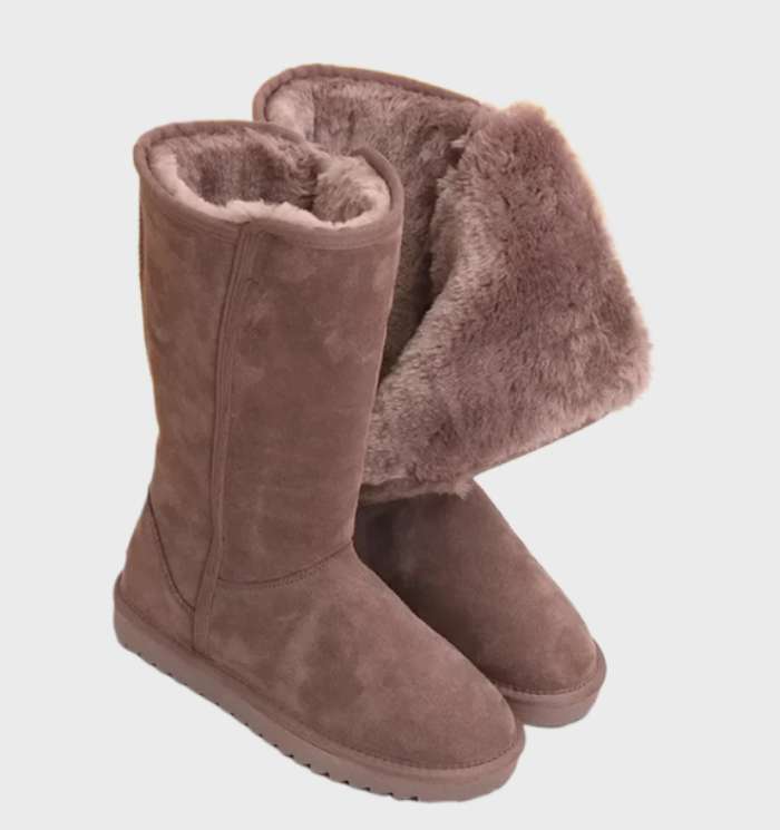Mylene | warm, waterproof sheepskin winter boots with zip