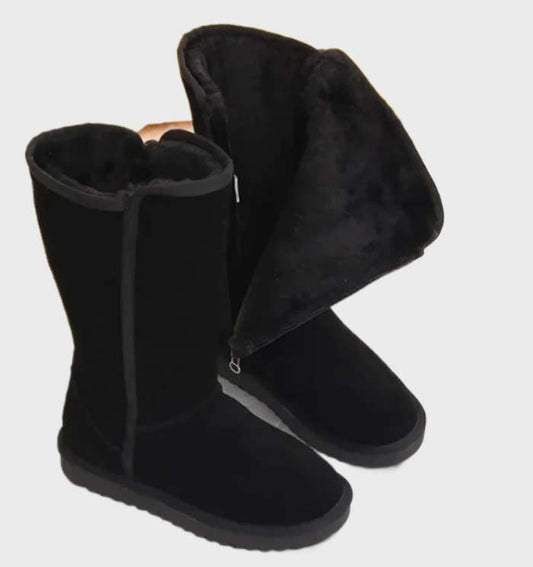 Mylene | warm, waterproof sheepskin winter boots with zip