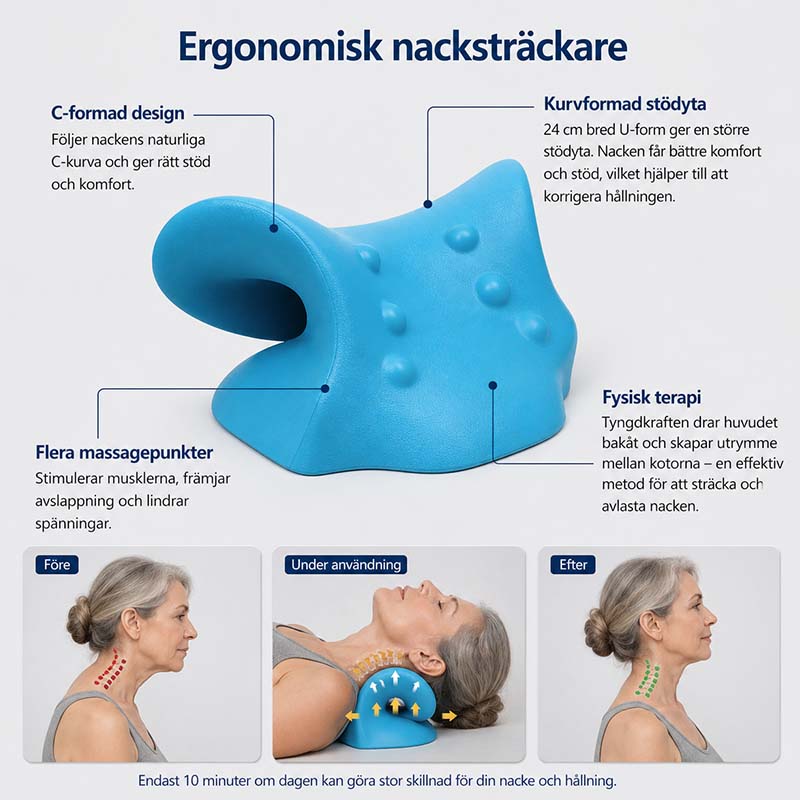 Neck Stretcher for Stiff Neck and Posture