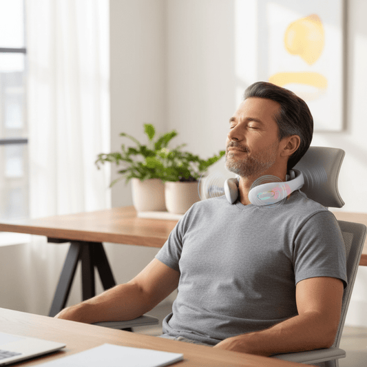 NECKVIBE – Smart Vibration & Heat Neck Device for Deep Relaxation