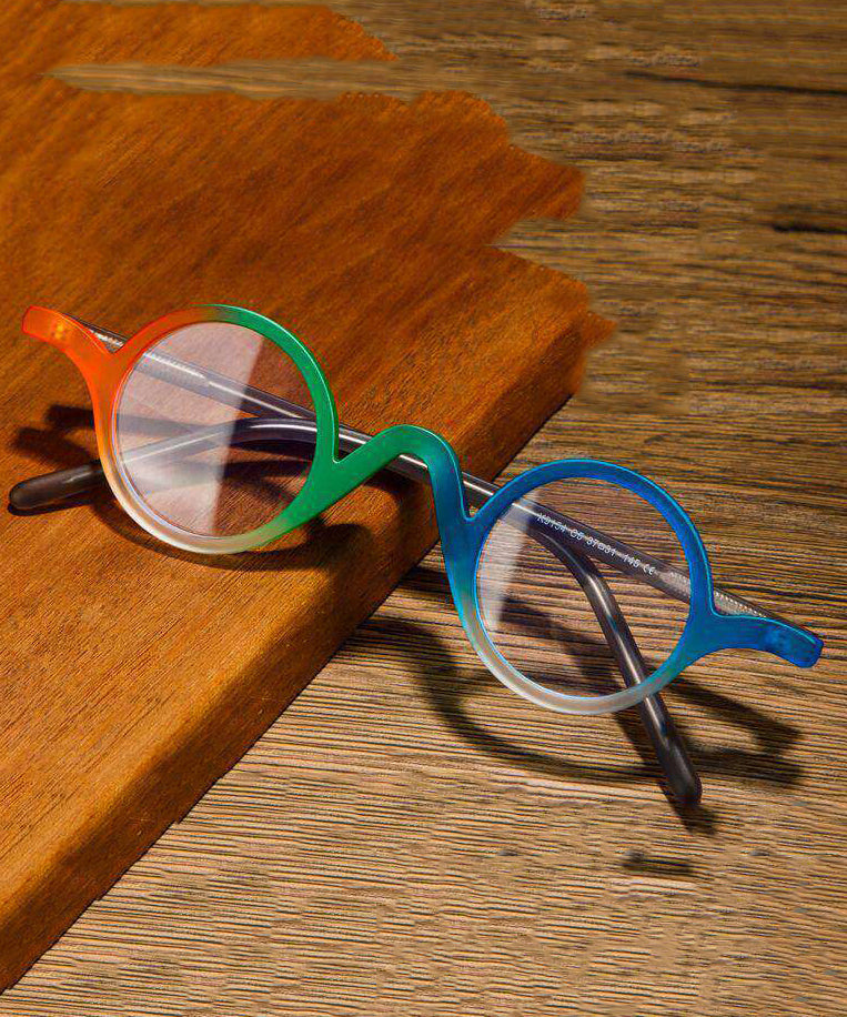 Okulary do czytania unisex z pełną oprawką w kolorach tęczy