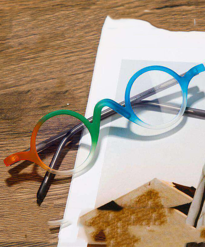 Okulary do czytania unisex z pełną oprawką w kolorach tęczy