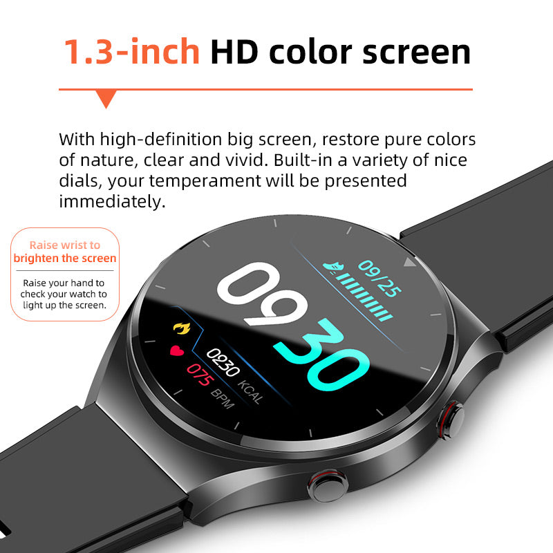 One-Click Blood Sugar | Blood Glucose Blood Pressure ECG | ECG HRV Heart Rate Monitor Health Smart Watch