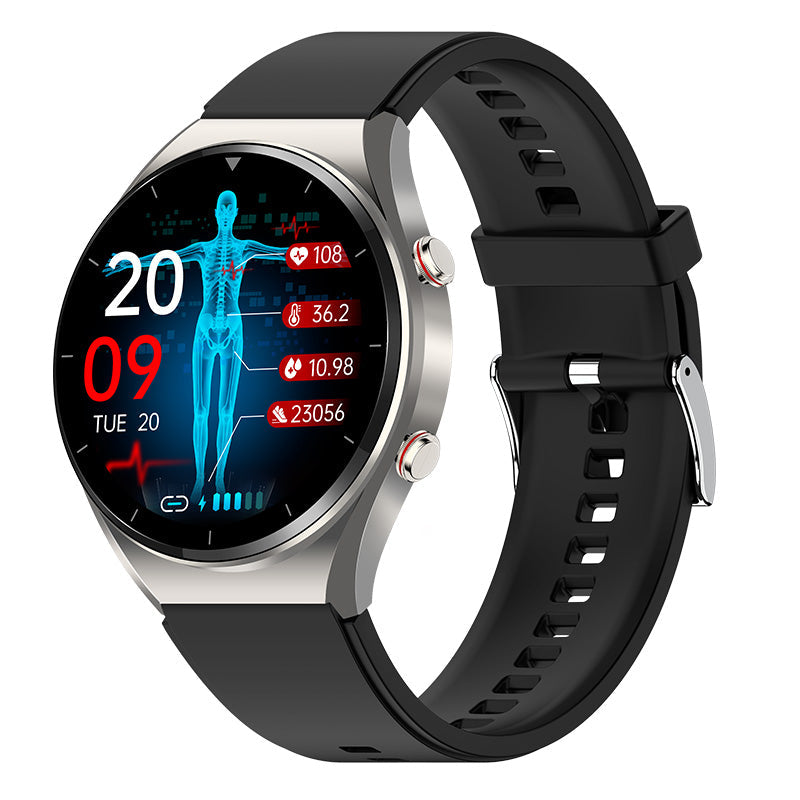 One-Click Blood Sugar | Blood Glucose Blood Pressure ECG | ECG HRV Heart Rate Monitor Health Smart Watch