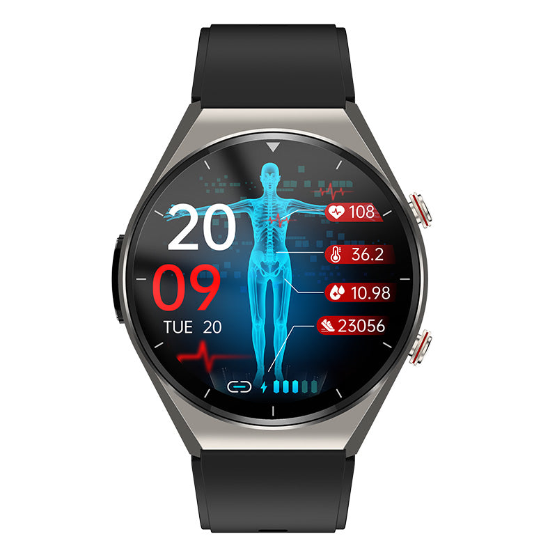 One-Click Blood Sugar | Blood Glucose Blood Pressure ECG | ECG HRV Heart Rate Monitor Health Smart Watch