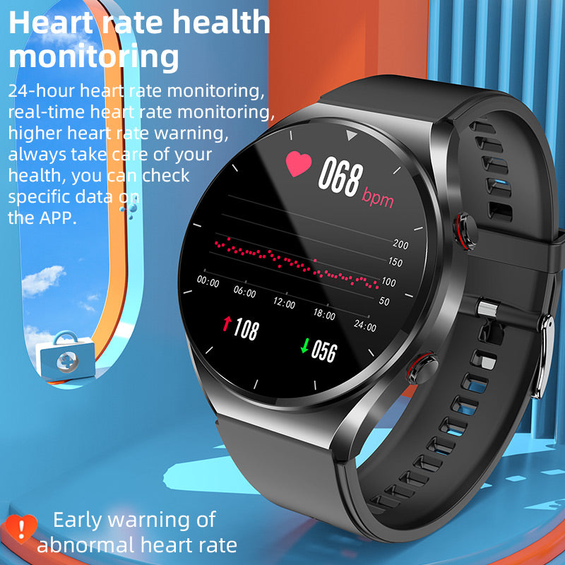 One-Click Blood Sugar | Blood Glucose Blood Pressure ECG | ECG HRV Heart Rate Monitor Health Smart Watch