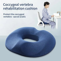 OrthoRelax | Poduszka na siedzenie z pianki memory | Ulga dla kości ogonowej i kręgosłupa | Ergonomiczna i wygodna