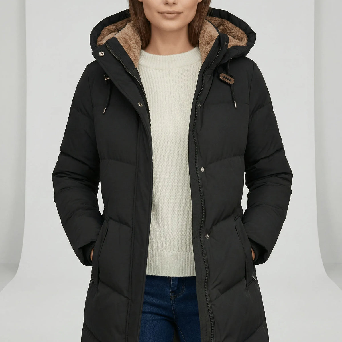 Parka zimowa z kapturem - Emelie