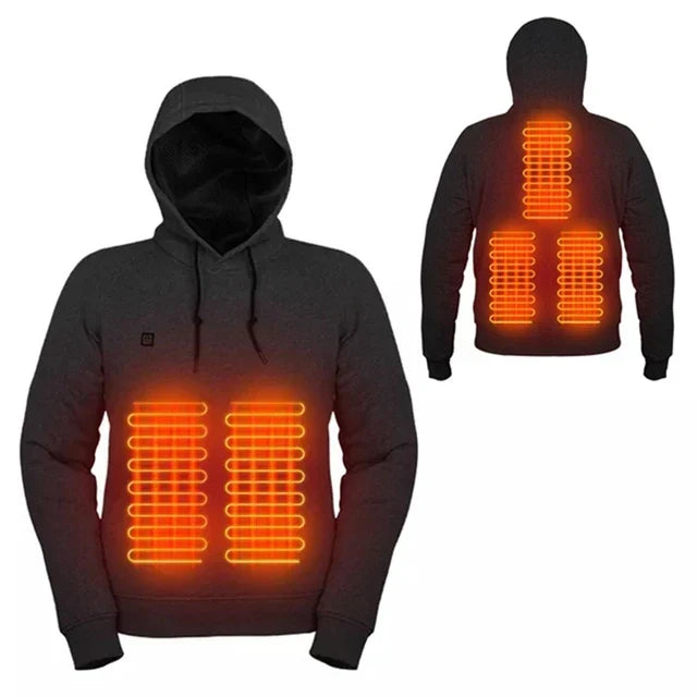 Podgrzewana bluza z kapturem unisex
