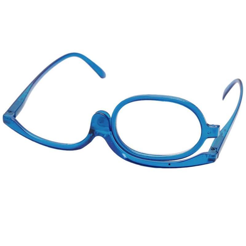 Powiększające okulary do makijażu z obrotową soczewką