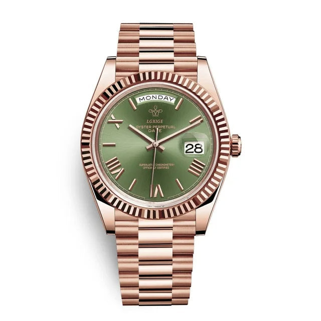 Premium Automatic Watch with Day and Date Function – Solan