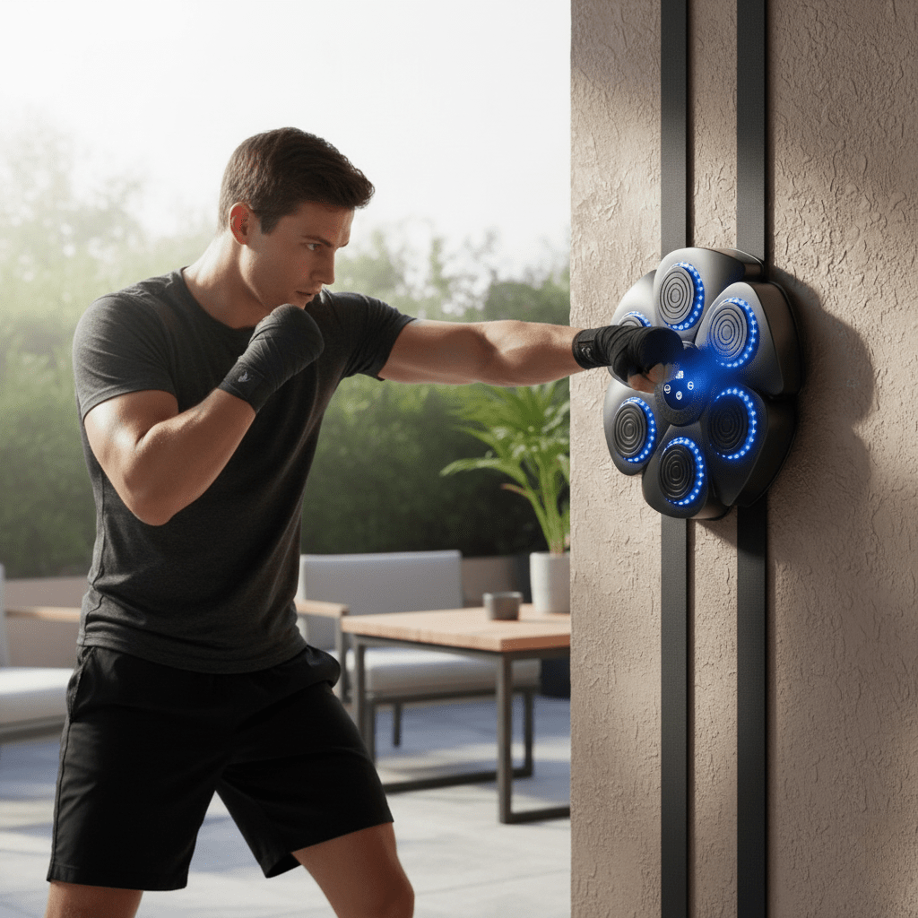 PUNCHBEAT – Intelligent Boxing Machine with Bluetooth Music and RGB Lighting