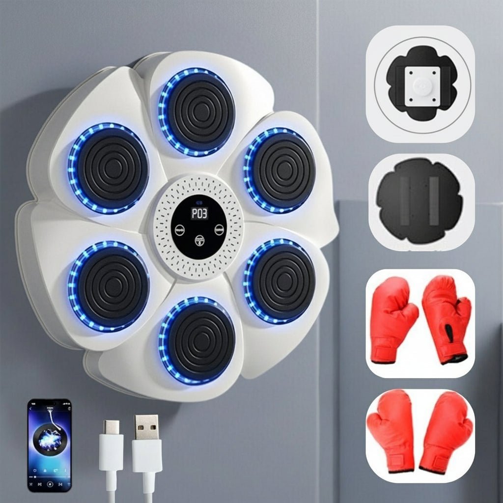 PUNCHBEAT – Intelligent Boxing Machine with Bluetooth Music and RGB Lighting