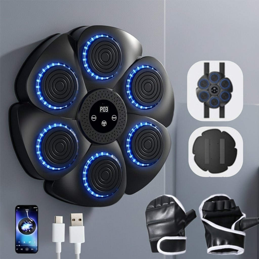 PUNCHBEAT – Intelligent Boxing Machine with Bluetooth Music and RGB Lighting