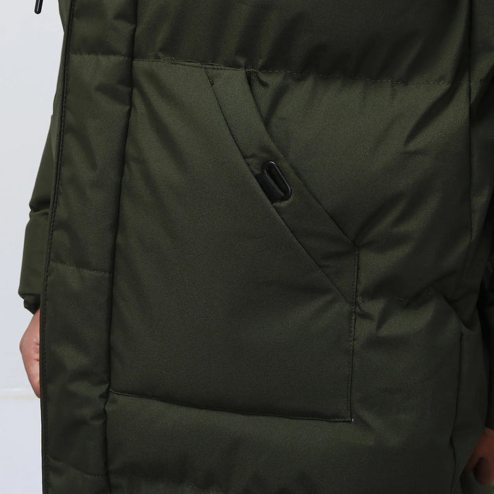 Quilted Parka for Men with Hood, Ultra-Warm and Stylish