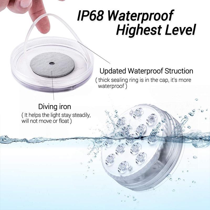 Remote Control Waterproof Magnet Suction LED Light | Glevato