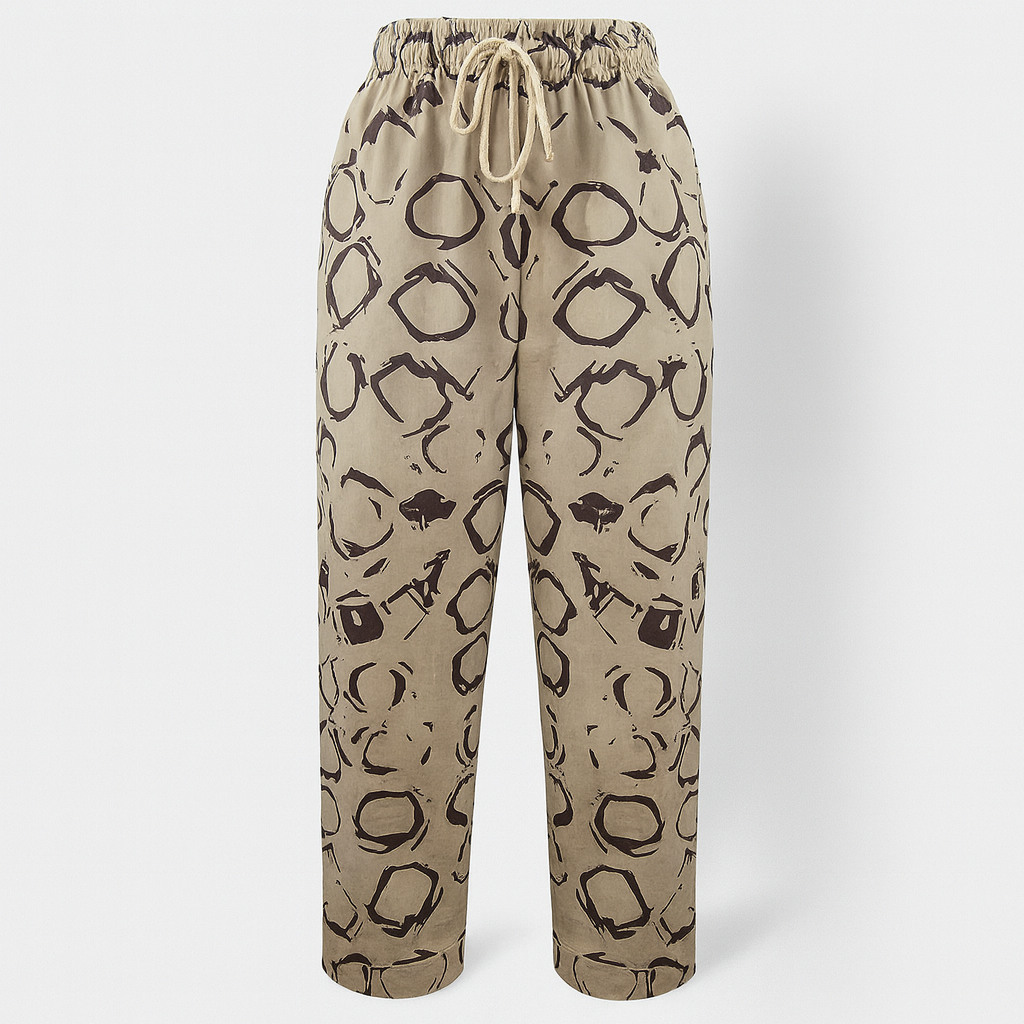 RIVE - Elegant Cotton and Linen Trousers
