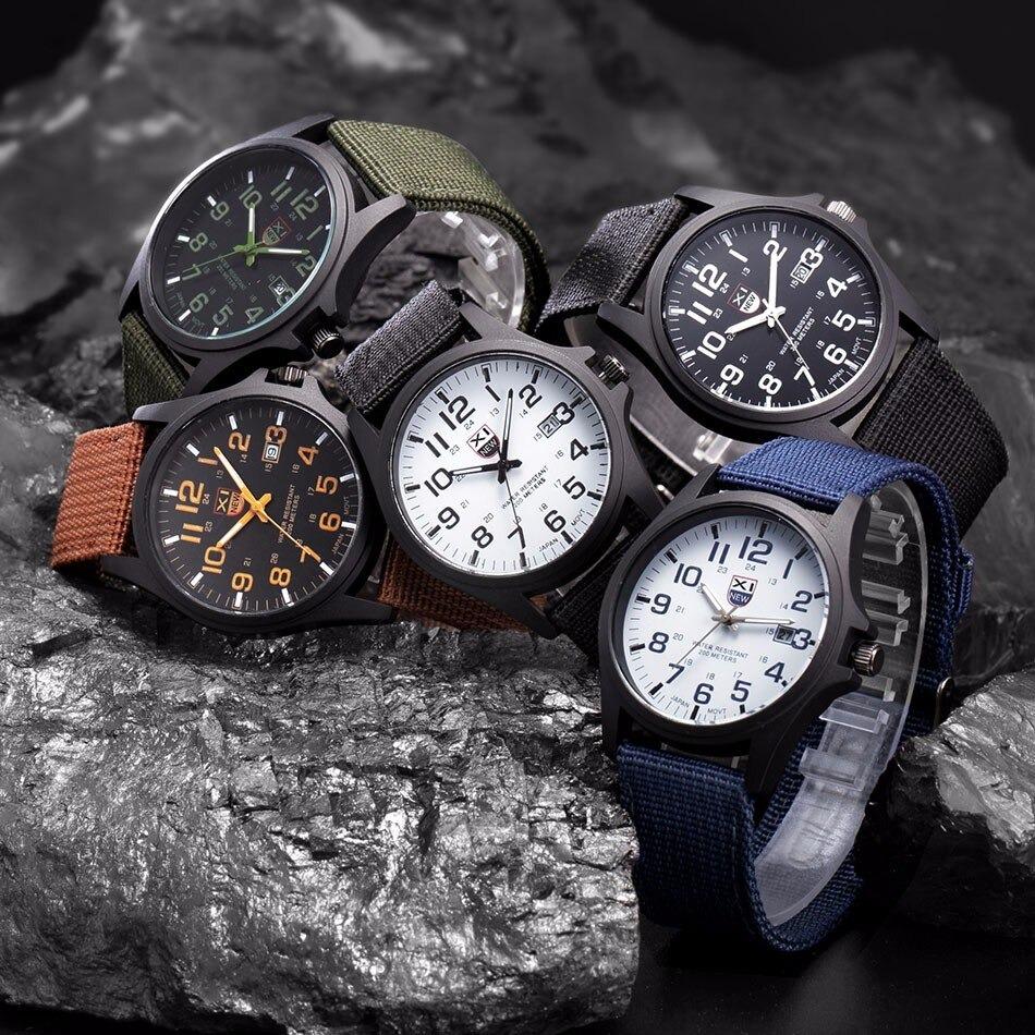 Robust Tactical Military Watch - Durable Army-Style Wristwatch for Outdoor Adventures