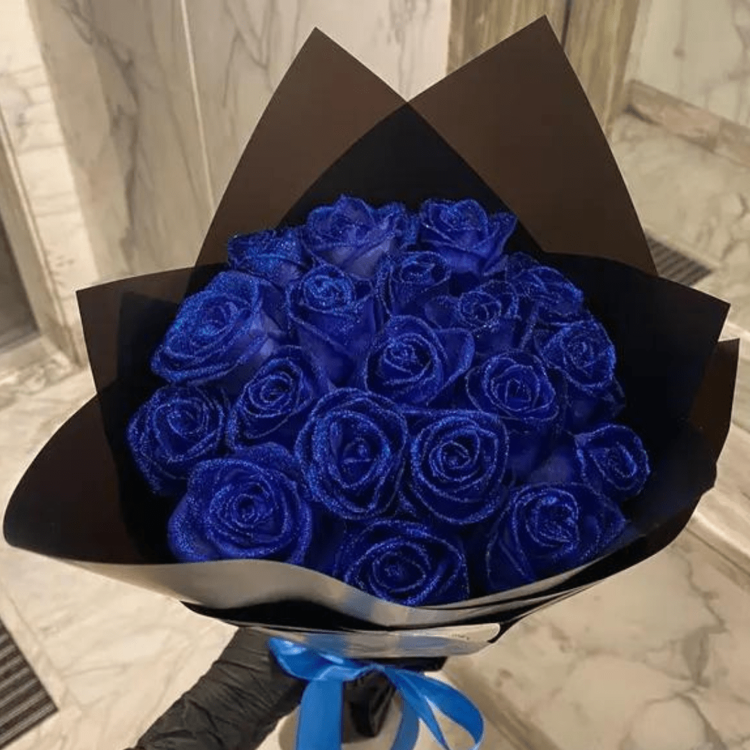 ROSALUNE – Eternal Glitter Rose for Romantic Gifts & Home Decoration