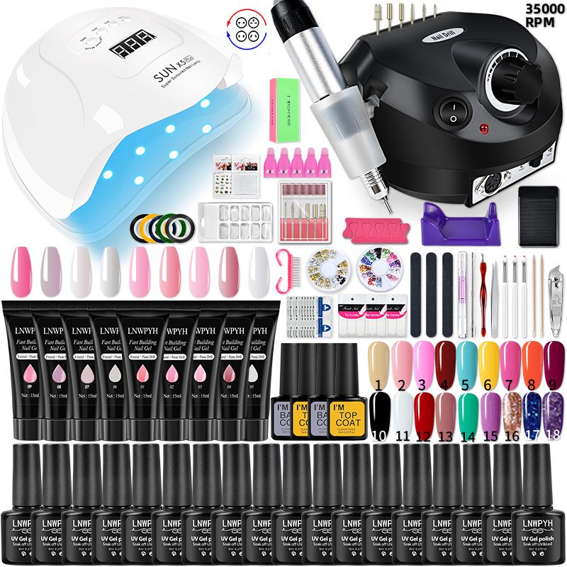 Semi-Permanent Nail Polish Kit